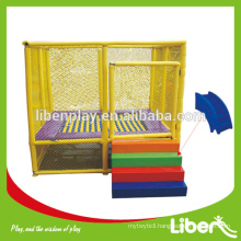 Small Size 12ft Rectangular Trampoline with Safety Net Enclosure